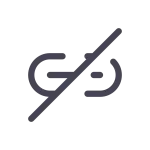 Broken Link SVG Icon